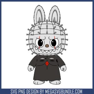 Labubu pinhead svg, the monsters labubu​ svg, pinhead hellraiser​ svg