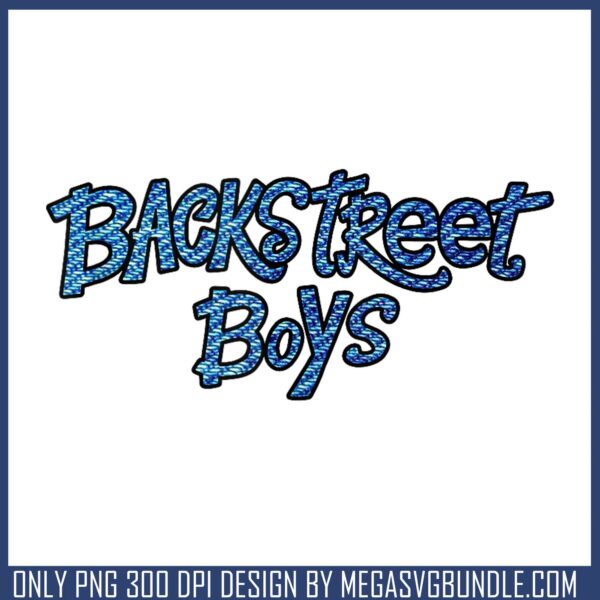 Backstreet boys denim logo png, pop music​ png, backstreet boys​ png
