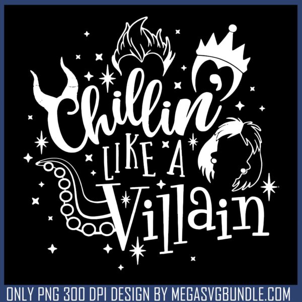 Chillin like a villain black png, descendants zombies​ png, disney villain png