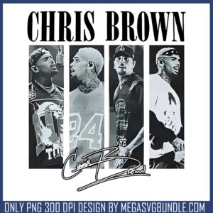 Chris brown art white png, chris brown concert​ png, chris brown chris​ png