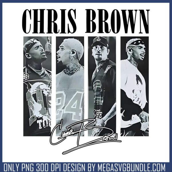 Chris brown art white png, chris brown concert​ png, chris brown chris​ png