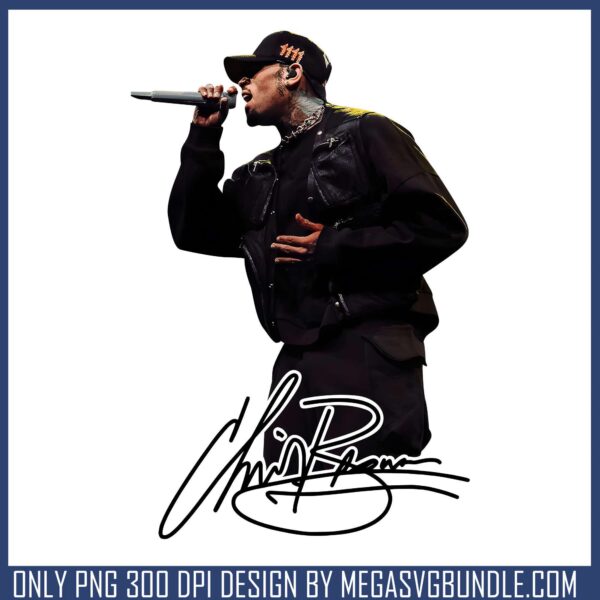 Chris brown front white png, chris brown concert​ png, chris brown​ png