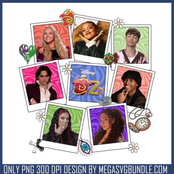 Dz member picture png, disney plus png, descendants​ png
