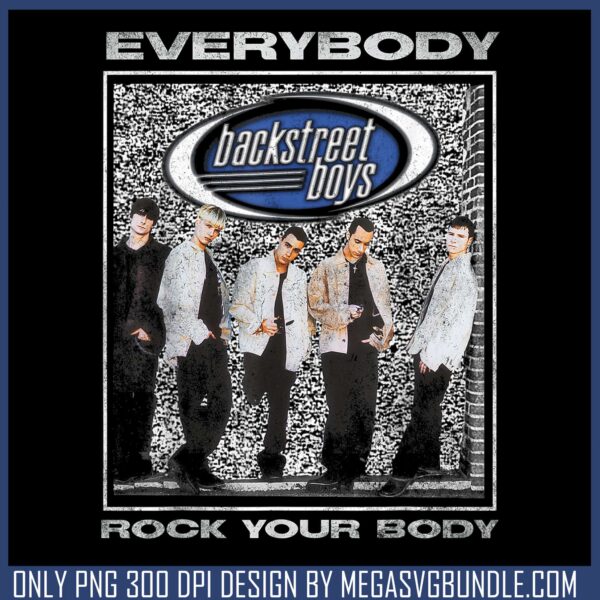 Everybody rock your body png, backstreet boys songs​ png, music band​ png