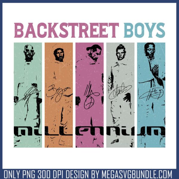 Millennium signature png, backstreet boys songs​ png, backstreet boys​ png