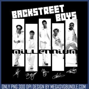 Millennium white signature png, 90s pop songs​ png, backstreet boys​ png