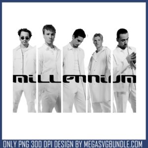 Millennium white suit bsb png, backstreet boys millennium​ png, music band png