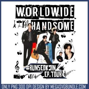 Run seokjin ep tour designs png, bts​ jin png, bts merch​ png