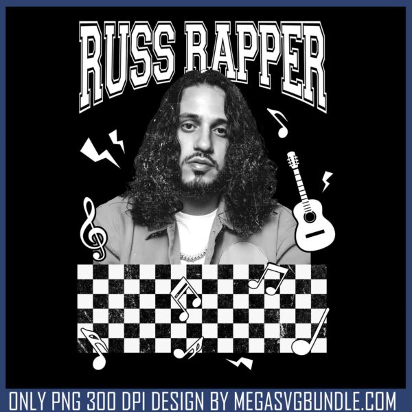Russ rapper black design png, james russell​ png, hip hop hop hop​ png
