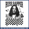 Russ santiago black and white png, russ rapper​ png, rap music​ png