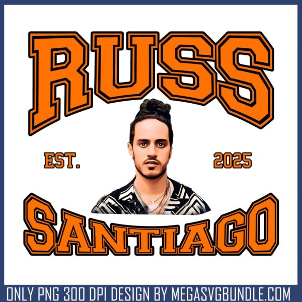 Russ santiago est 2025 png, russ rapper​ png, rap music​ png