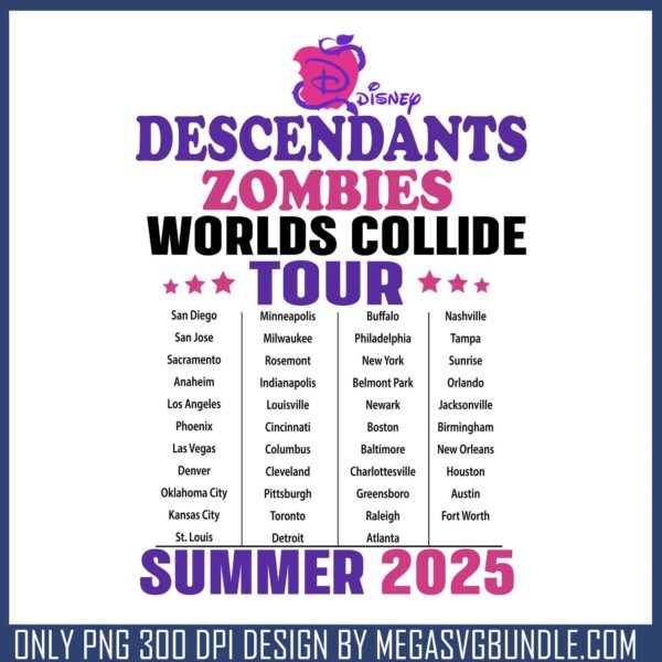 Summer 2025 disney dz png, zombies disney​ png, disney zombies​ png