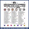 World collide dz png, descendants zombies tour​ png, disney plus png