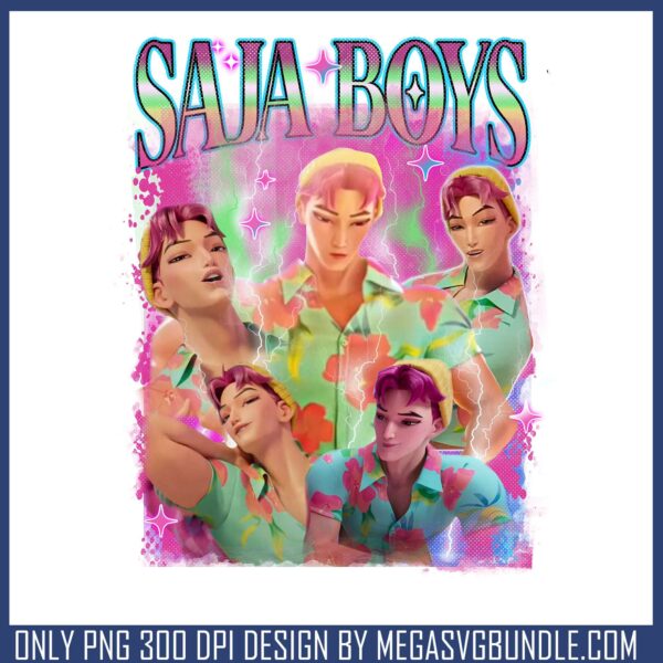 Abby saja boys design png, abby saja png, kpop hunters png