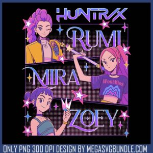 Blink huntrix band png, huntrix member png, huntrix girl png