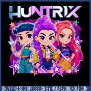 Chibi huntrix girl black png, huntrix netflix png, huntrix band png