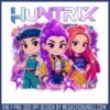 Chibi huntrix girl black png, huntrix netflix png, huntrix band png