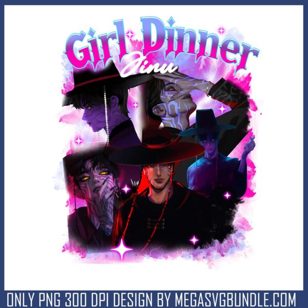 Girl dinner jinu design png, love saja boys png, jinu saja png