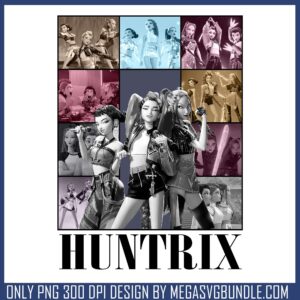 Huntrix kpop girl png, kpop huntrix png, kpop netflix png