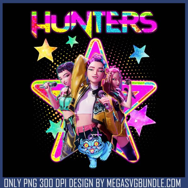 Huntrix kpop star png, huntrix logo png, huntrix band png
