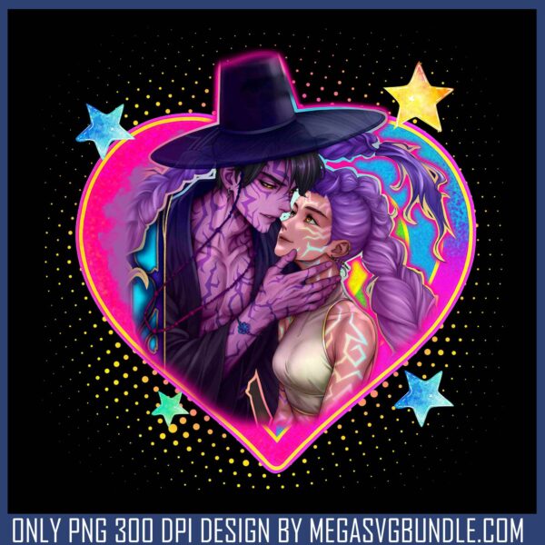 Rumi x jinu couple png, rumi huntrix png, jinu saja png