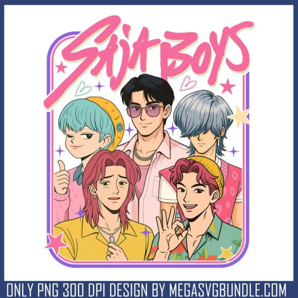 Saja boys band image png, kpop saja png, love saja boys png