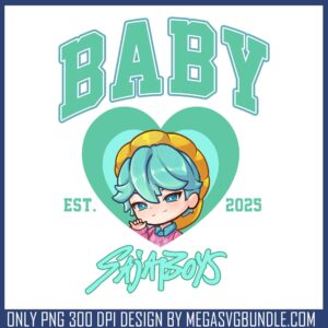 Sajaboys baby est 2025 png, baby saja png, love saja boys png