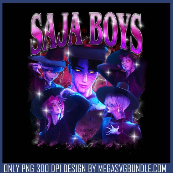 Sajaboys design png, love saja boys png, kpop netflix png