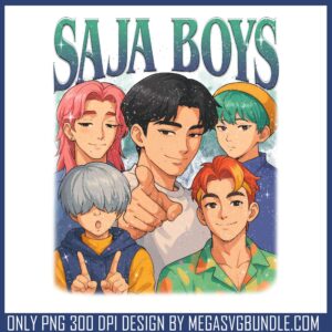 Sajaboys kpop png, saja boys band png, kpop hunters png
