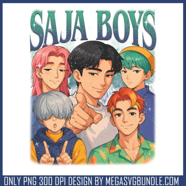 Sajaboys kpop png, saja boys band png, kpop hunters png
