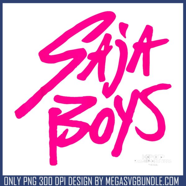 Sajaboys pink signature png, saja boys band png, kpop hunters png