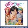 Sajaboys stamp png, love saja boys png, kpop demon hunters png