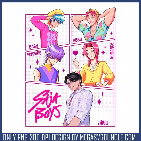 Shinning sajaboys png, love saja boys png, kpop hunters png