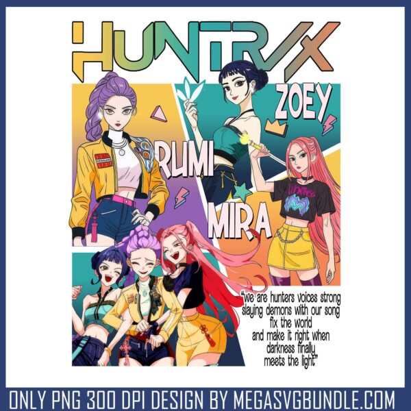 Sweet band huntrix white png, huntrix girl png, huntrix logo png