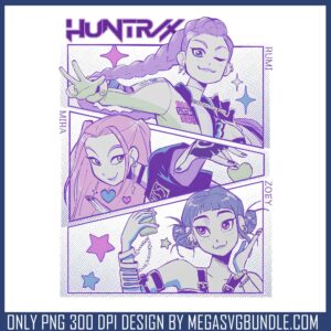 Sweet girl huntrix png, huntrix band png, huntrix girl png
