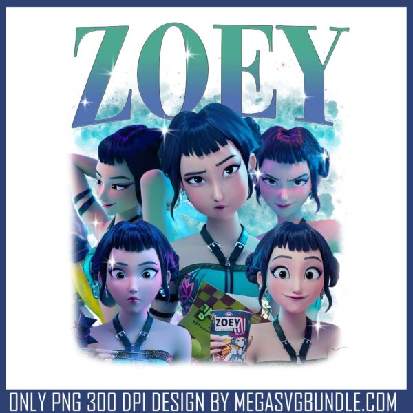 Zoey girl huntrix png, zoey huntrix png, huntrix member png