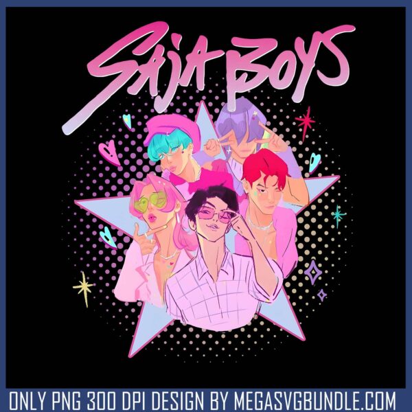 Hunters sajaboys black png, romance saja png, kpop saja png