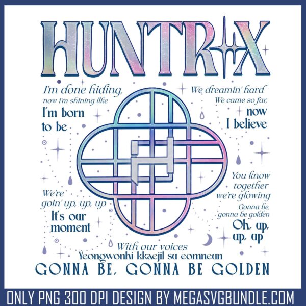 Huntrix golden ep png, huntrix song png, huntrix girl png
