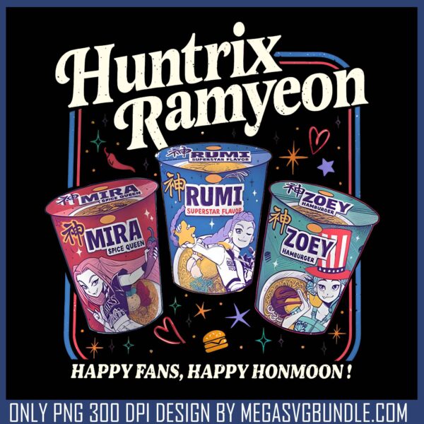 Huntrix ramyeon white png, huntrix ramyeon png, huntrix band png