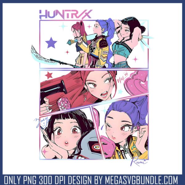 Huntrix slay hunter png, kpop huntrix png, huntrix kpop png