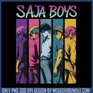 Saja boys cool design png, saja boys band png, kpop hunters png