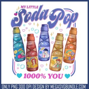 Soda pop love you png, soda pop png, kpop demon hunters png