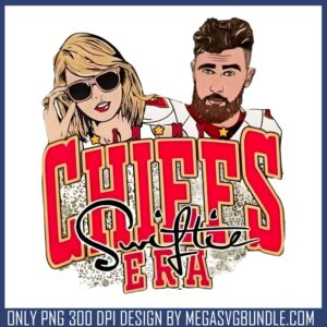 Chiefs swiftie era png, nfl football​ png, taylor swift songs​ png