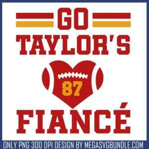 Go kansas kelce png, nfl football​ png, taylor swift engaged​ png