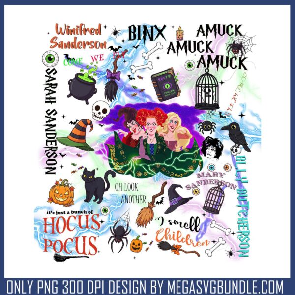 Hocus pocus wicked spell png, hocus pocus png, halloween movies png