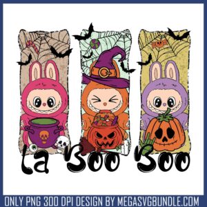 La boo boo funny png, labubu dolls png, halloween returns png