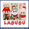 Labubu spooky costume png, halloween costume png, labubu clothes png