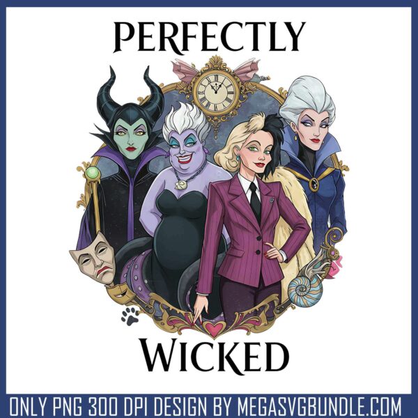 Perfectly wicked png, disney villains png, halloween town png