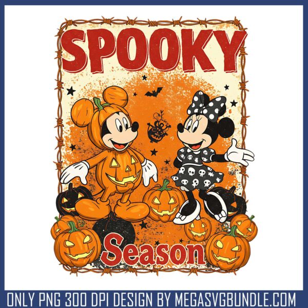 Spooky season mickey disney png, disney plus png, halloween ends​ png