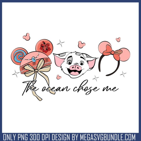 The ocean chose me png, disney land png, mickey mouse png